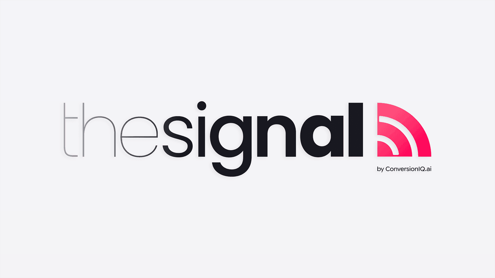 Welcome to The Signal